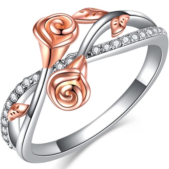 18k Enchanted Rose Beauty Beast Belle Rose Ring